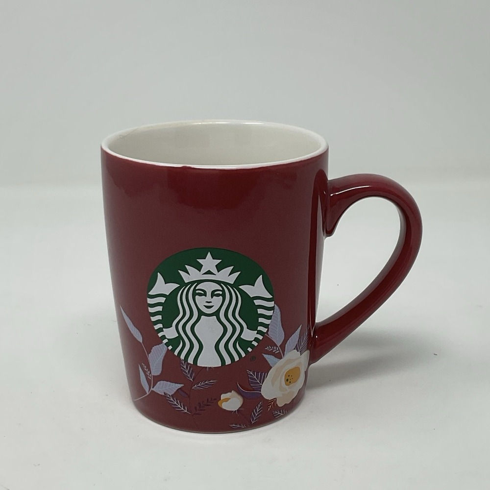 Starbucks Purple Plum Floral Coffee‎ Mug Cup 2020 10 Ounce